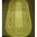 Tapestry Trading Tapestry Trading R1446 14 x 46 in. Begium Table Runner Rubens; Gold R1446